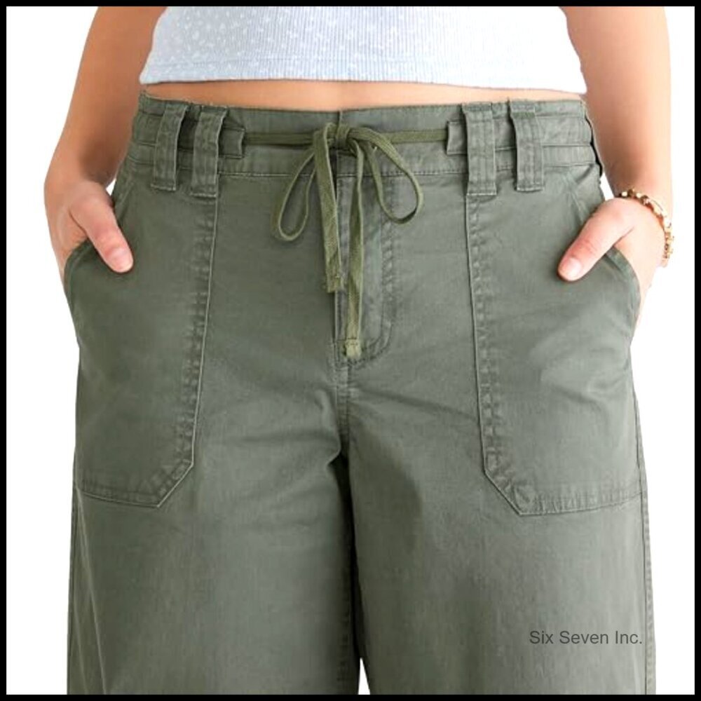 Low Rise Baggy Wide Leg Jeans Y2K Retro Chic Oversized Denim - Picture 2 of 5